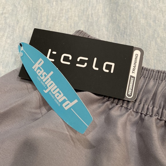 Tesla Rash-guard Series surf swim water sport shorts bathing suit NWT Small - Picture 4 of 14